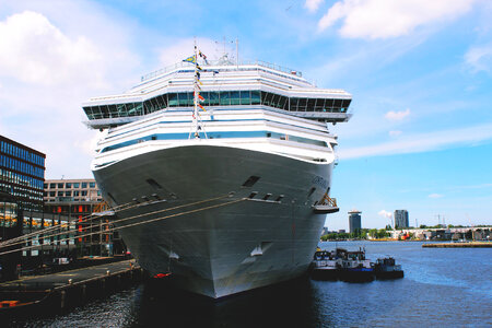 Cruise Ship in Port photo