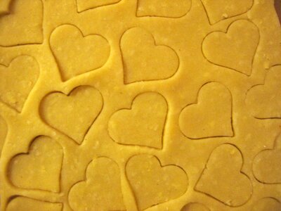 Heart dough cookie cutter photo