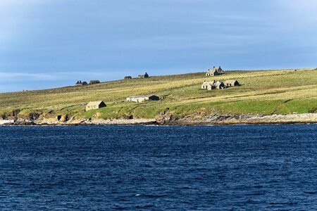 Sea houses ruins