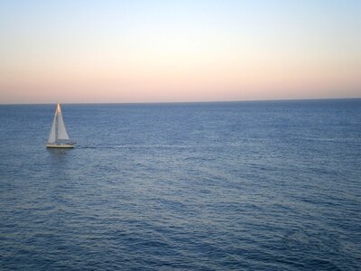 Sailing ocean sea photo