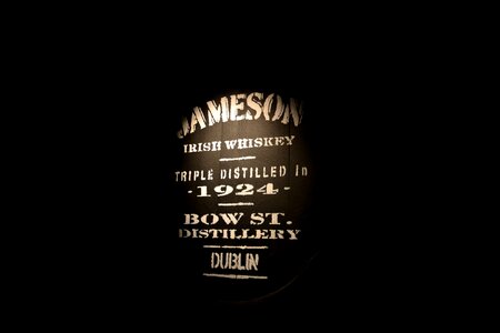 Whiskey jameson barrel photo