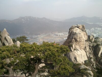 Bukhansan mountain climbing Free photos