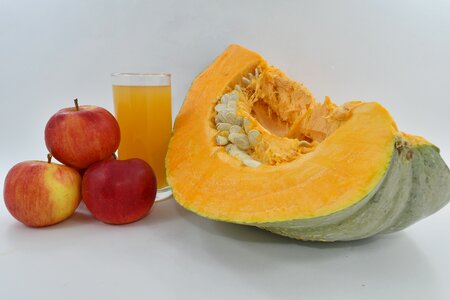 Apples fruit juice pumpkin