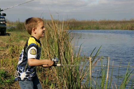 Boy fishery teenage photo