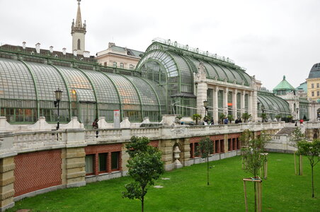 The palm house in Vienna photo