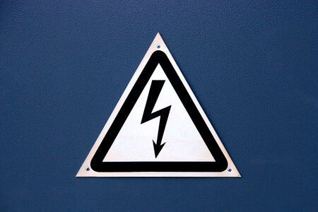 High Voltage Sign photo