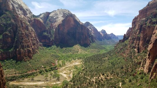 Canyon geology trail photo