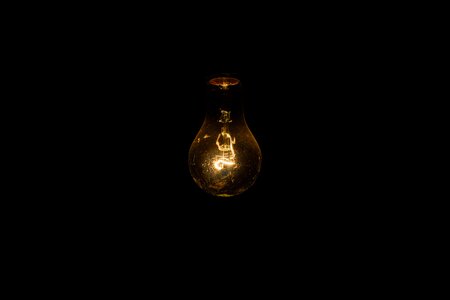 Electricity light glow photo