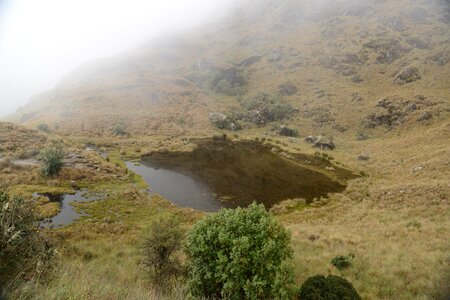 Inca trail to Machu Picchu, Cusco, Peru photo