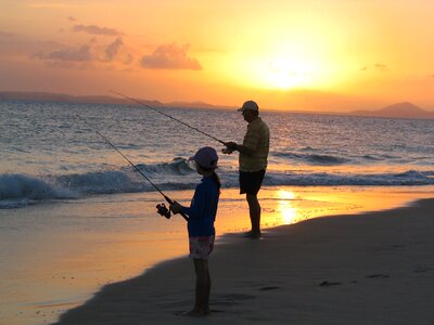 Sunset great keppel island patience