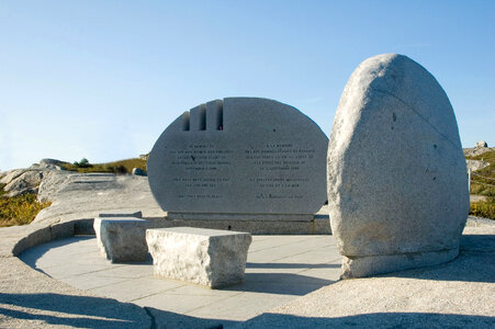 Swissair 111 Memorial near Peggys Cove in Halifax, Nova Scotia photo