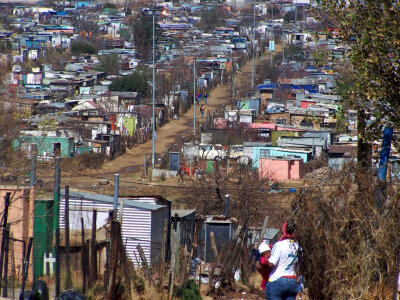 Soweto housing in Johannesburg, South Africa photo