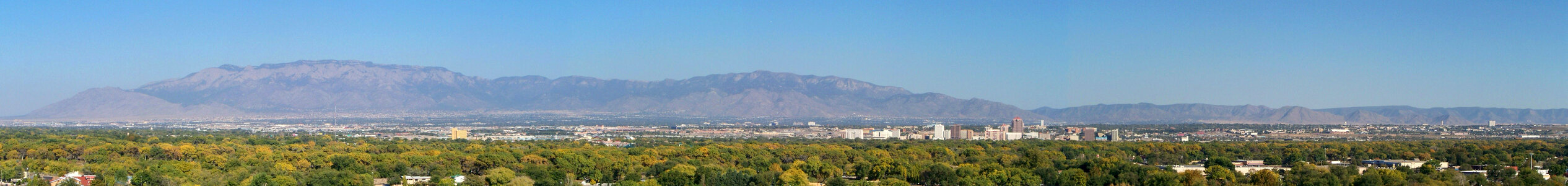 Panoramic View of Albuquerque, New Mexico photo