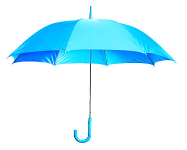 blue umbrella photo