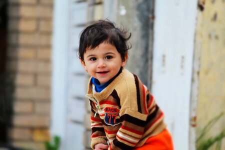Happiness little female