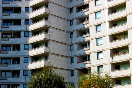 Gelsenkirchen block of flats city block photo