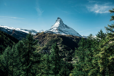 Matterhorn Mountain in the Alps photo