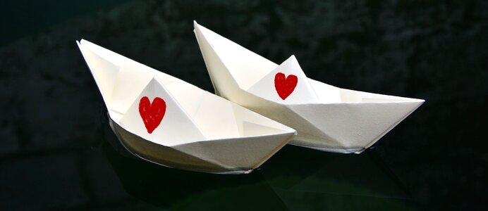 Boat heart hearts photo