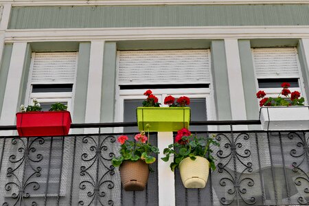 Balcony decoration flowerpot