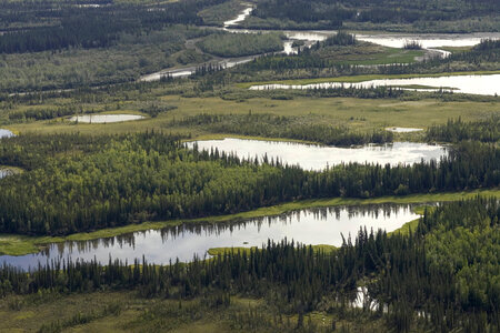 Aerial of Tetlin National Wildlife Refuge