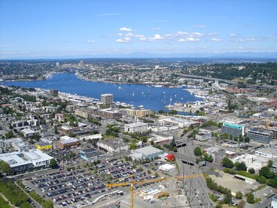 Seattle downtown seattle skyline photo