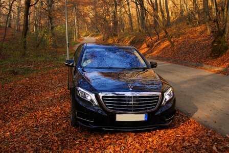 Automobile autumn beautiful photo photo