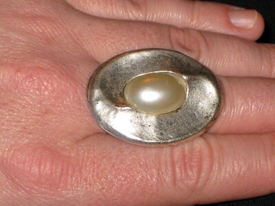 Pearl silver jewellery