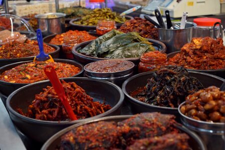 Korean side dish market photo