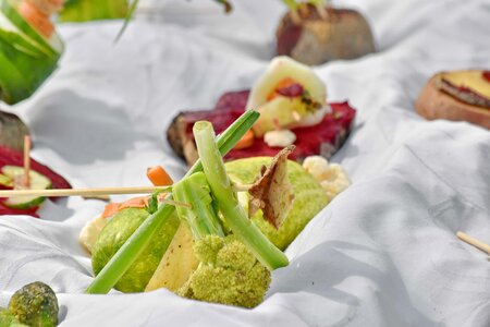 Vegetable lunch meal