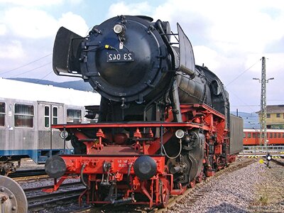 Coal engine locomotive photo
