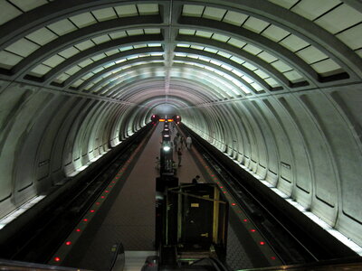 Station Washington Metro Train Subway