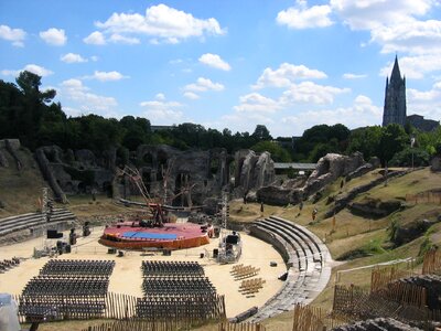 Stage open air theatre summer stage photo