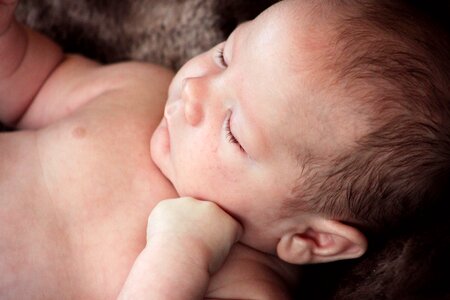 Newborn cute little photo