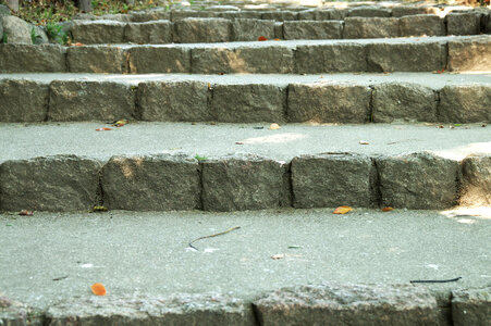 3 Stone steps photo