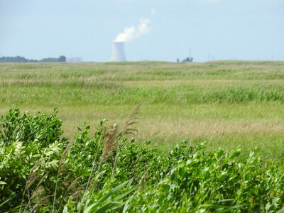 Distant nuclear power plant-1 photo