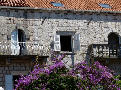 Adriatic sea mediterranean bay of kotor photo