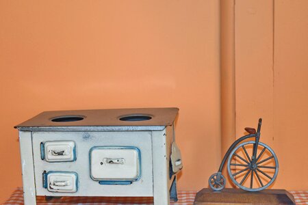 Antiquity metal stove