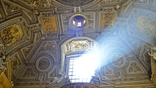Church faith ray of light