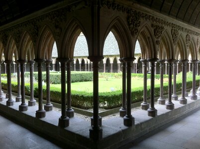 Normandy monastery island photo