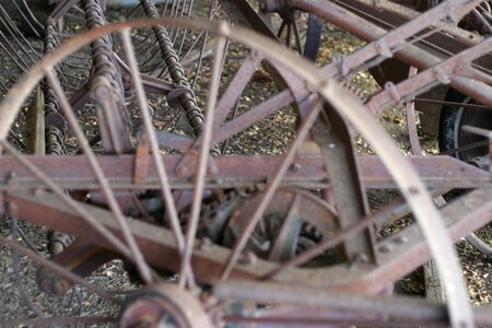 Ancient farm machinery
