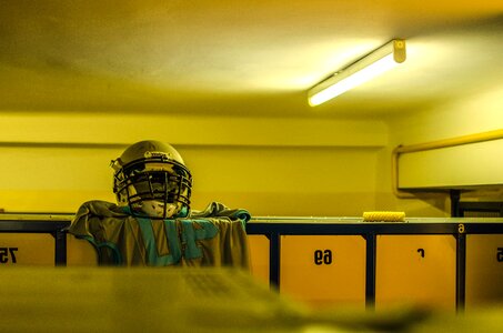 Football helmet sport photo