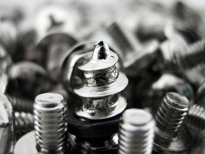 Screws background photo