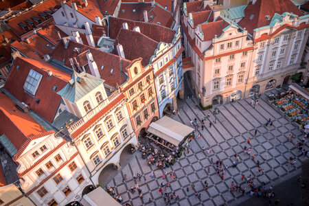 View on Prague City Square