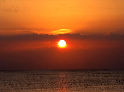 Sunset indonesia beach