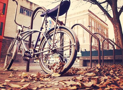 Bicycle city nostalgia photo