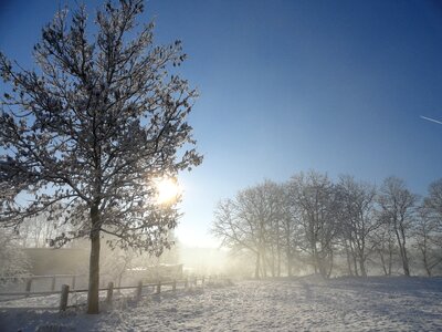 Landscape sun sky