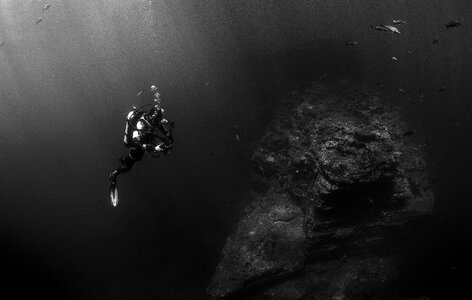 Underwater water sea photo