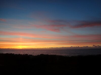 Sky afterglow abendstimmung
