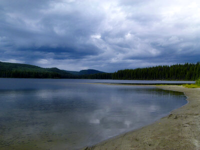 Bosk Lake in British Columbia, Canada photo