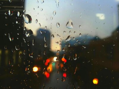 Dew droplet glass